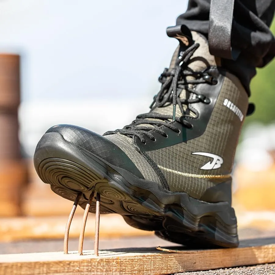 Steel Toe Work Shoes for Men Women Lightweight Comfortable Industrial & Construction Safety Lightweight Footwear