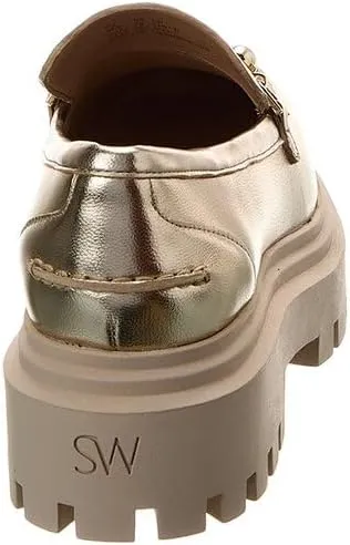 Stuart Weitzman Perla Ulra Lug Leather Loafer
