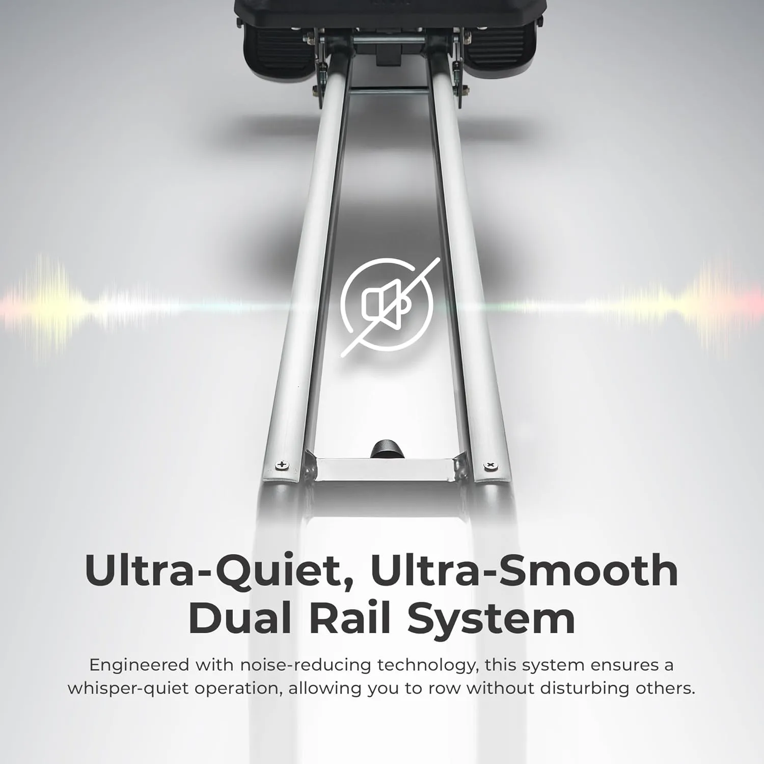 Sunny Health & Fitness Magnetic Rowing Machine for Home Exercise, Quiet & Smooth Rower with Compact Storage and Optional Free SunnyFit App Connectivity