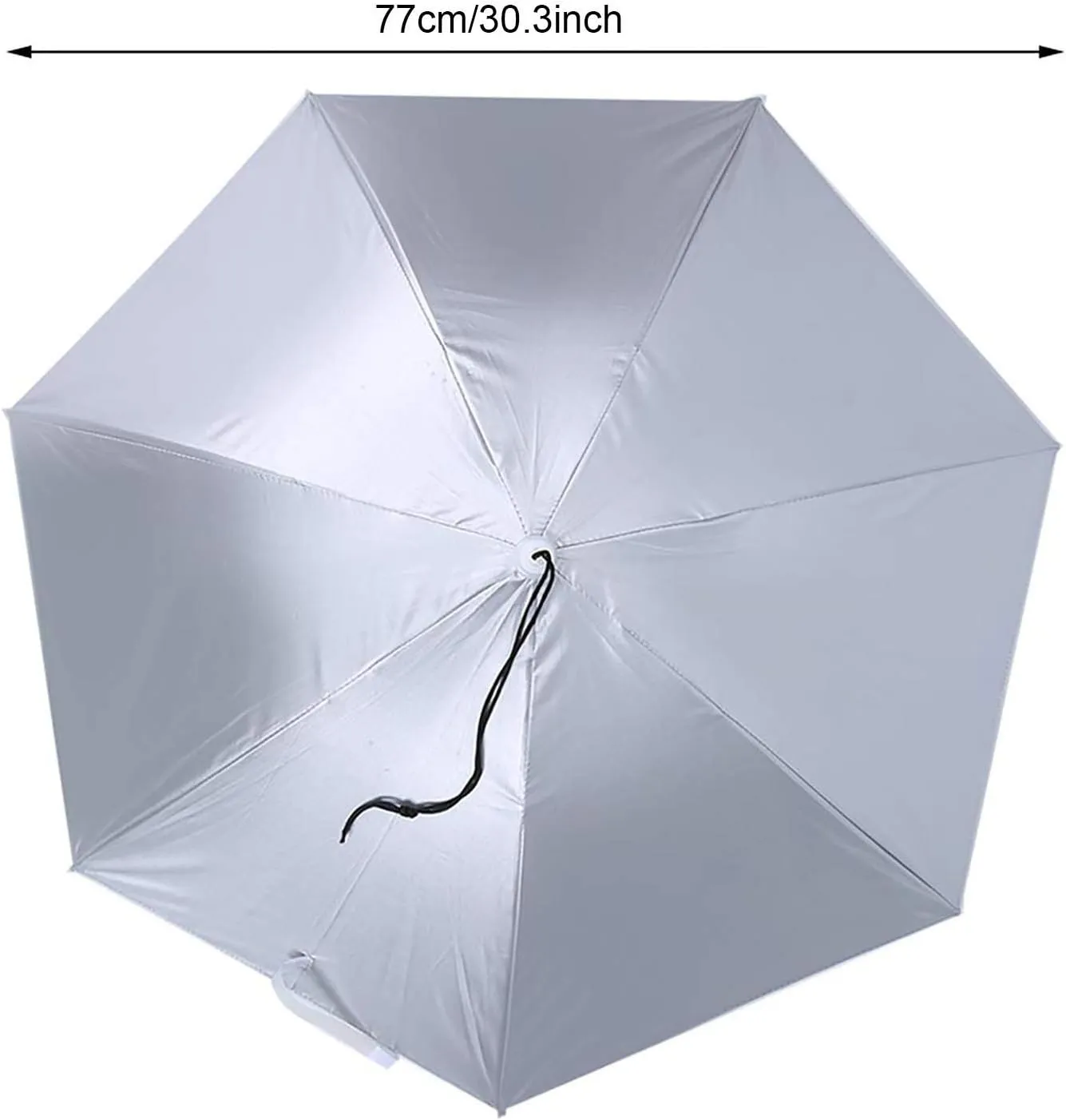 Sunscreen Windproof Head Mounted Umbrella Top Folding Hat Umbrella Multifunctional Outdoor Fishing Cap