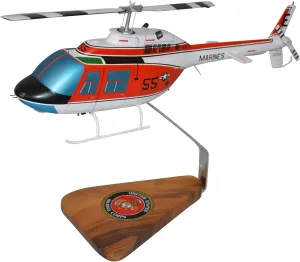 TH-57 Sea Ranger Marines Helicopter Trainer Desktop Display Model Airplane