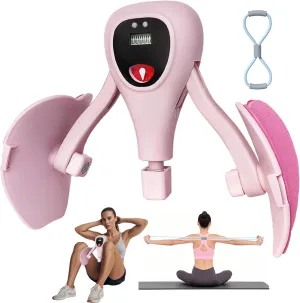 Thigh Master Thigh Exerciser for Women, Large Resistance Thigh Trainer Pro Hip and Pelvis Trainer, Inner Thigh Exercise Kegel Exerciser for Home Gym (Pink)