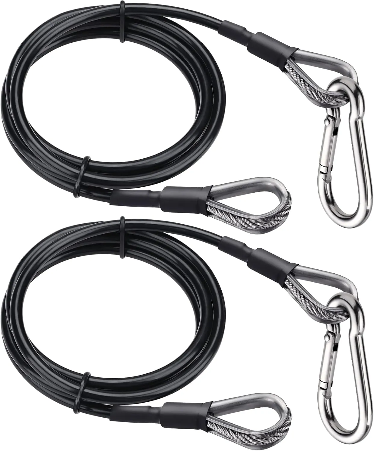 TOBWOLF Gym Cable Extension, Fitness Extension Rope Attachment Compatible with Home Gym Accessories Thick 0.2", Replacement Gym Cable Machine Extension for LAT/Tricep Pull Down, Leg Extensions Machine