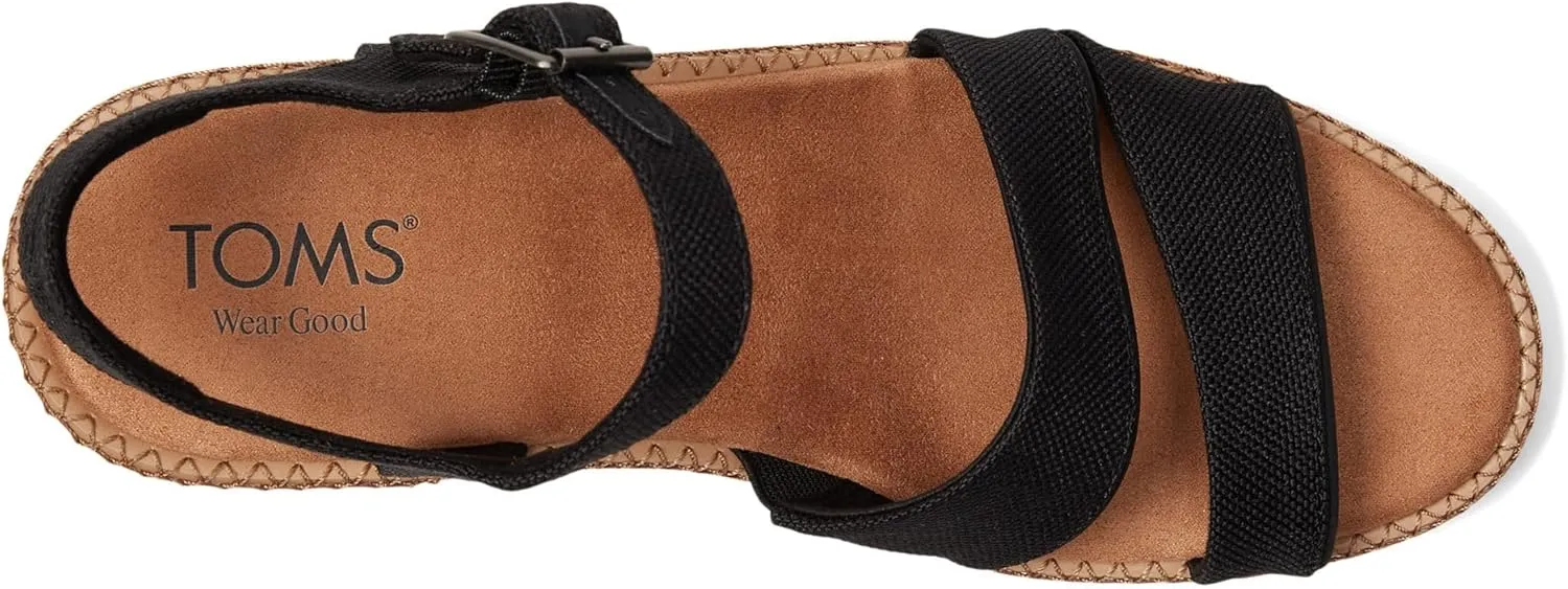 TOMS Women's Darya Espadrille Wedge Sandal