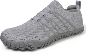 Unisex Barefoot Shoes for Men and Women with Wide Toe Box Zero Drop Design Minimalist Hike Footwear Water Shoes Five Finger Cross-Trainer Ideal for Walking Hiking and Grounding Activities
