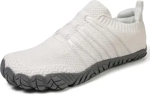 Unisex Minimalist Barefoot Shoes for Men and Women with Wide Toe Box Zero Drop Design Hike Footwear Minimalist Shoes Five Finger Cross-Trainer Ideal for Walking Hiking and Grounding Activities