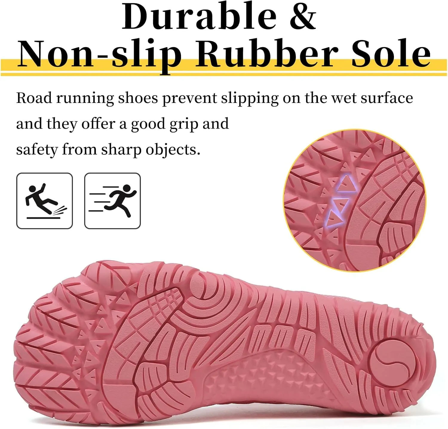 Unisex Minimalist Barefoot Shoes for Men and Women with Wide Toe Box Zero Drop Design Hike Footwear Minimalist Shoes Five Finger Cross-Trainer Ideal for Walking Hiking and Grounding Activities
