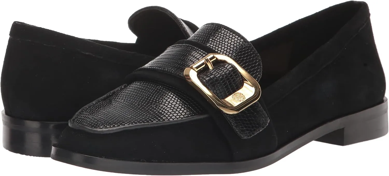 Vince Camuto Women's Footwear Cenkanda Buckle Loafer Flat
