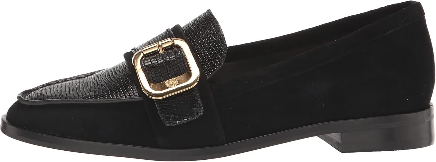 Vince Camuto Women's Footwear Cenkanda Buckle Loafer Flat