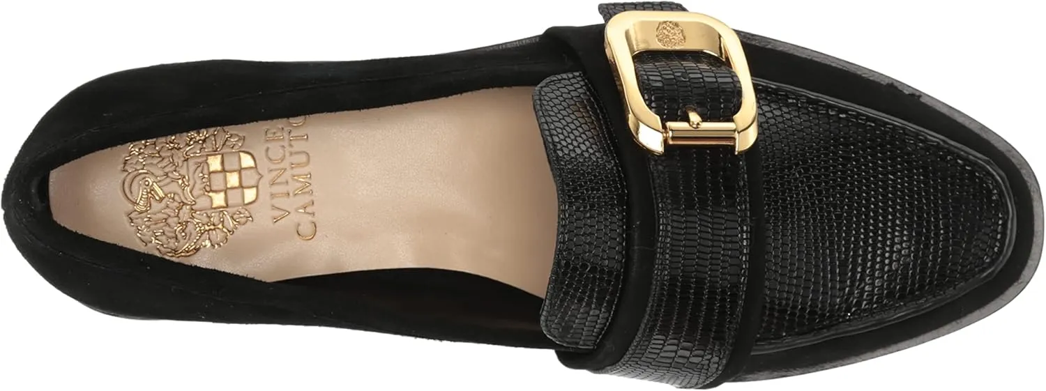 Vince Camuto Women's Footwear Cenkanda Buckle Loafer Flat