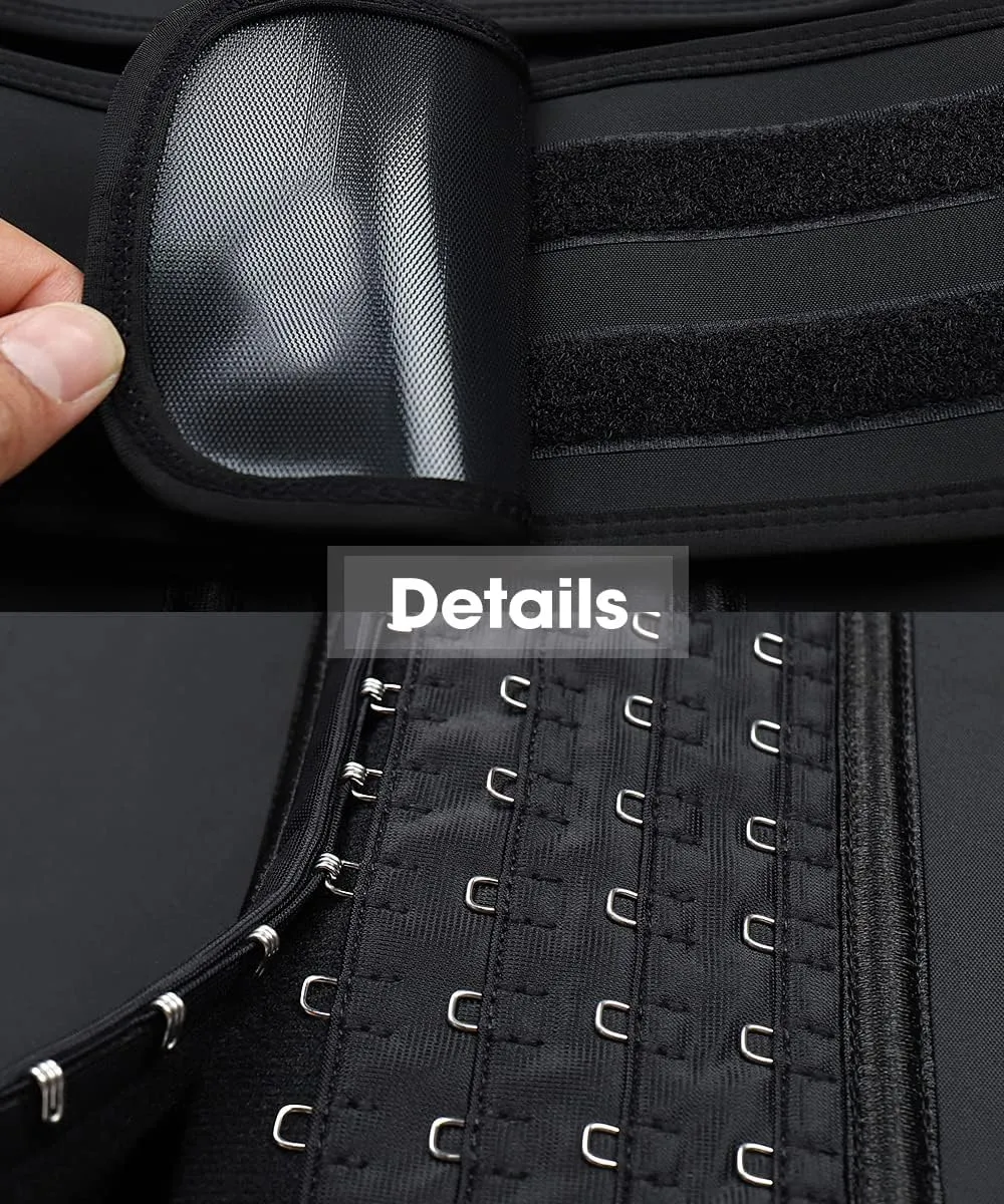 Waist Trainer for Women Latex Underbust Cincher Sport Corset Trimmer Belt