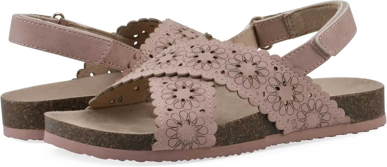 White Mountain Kids Girls' Gal Floral Sandal