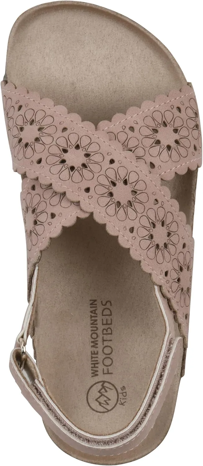 White Mountain Kids Girls' Gal Floral Sandal